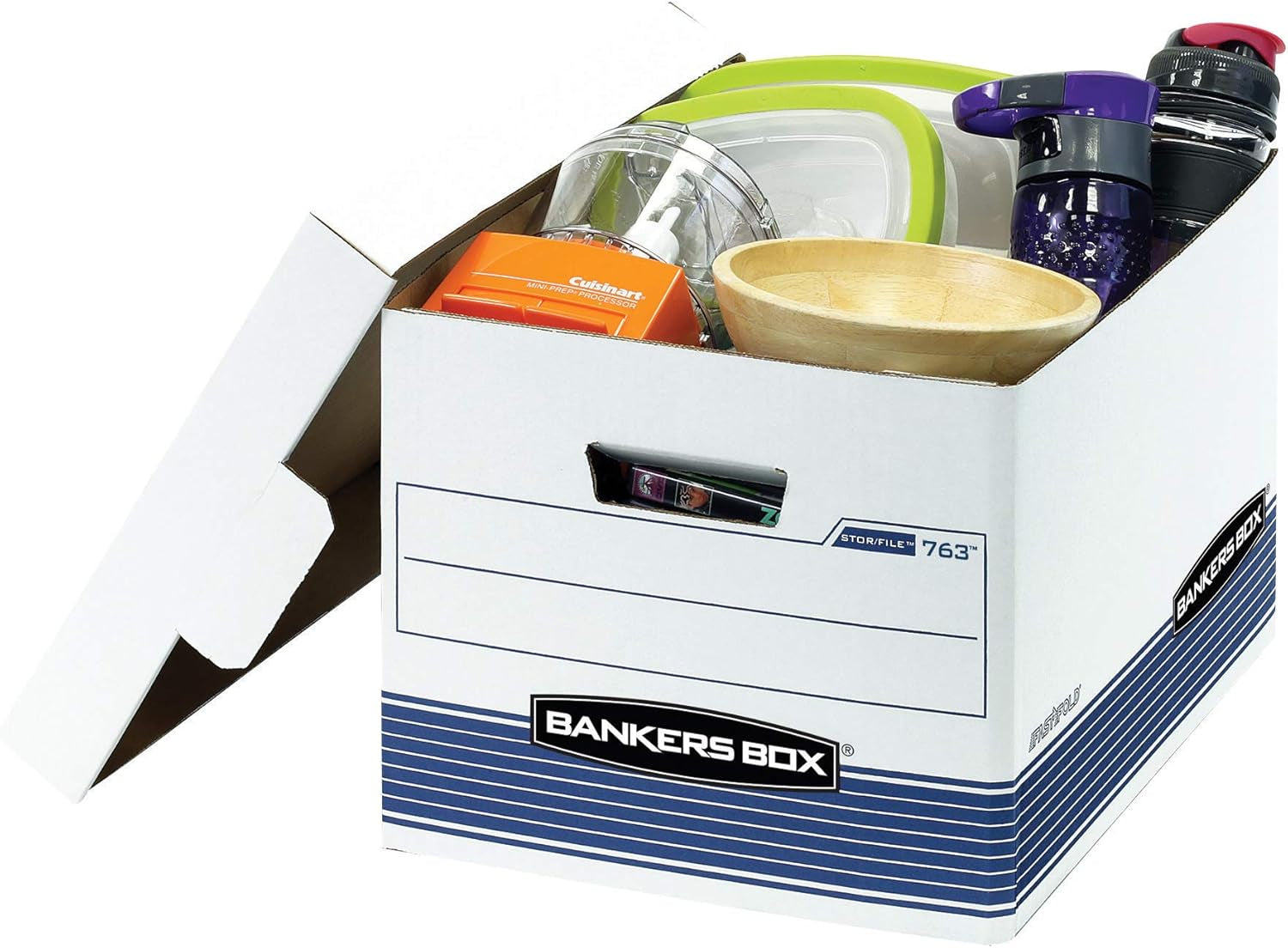 STOR/FILE Medium-Duty Storage Boxes, Fastfold, Lift-Off Lid, Letter/Legal, Value Pack of 30 (0076316)