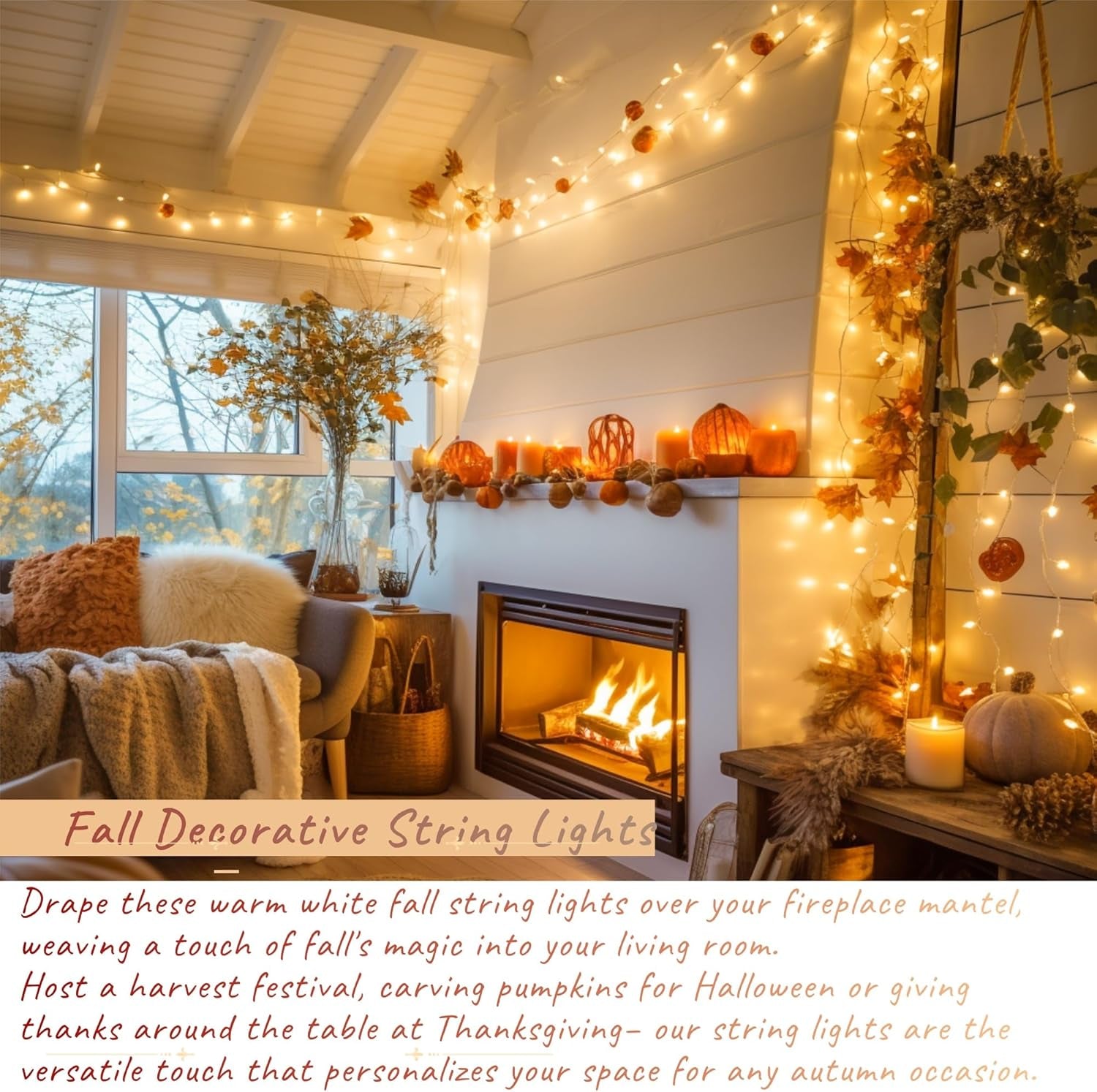 168FT 600 LED Christmas Lights Outdoor Waterproof Clear Wire Warm White Christmas Tree Lights Plug in String Fairy Lights for outside Indoor for Bedroom Wedding Party Holiday Xmas Decorations