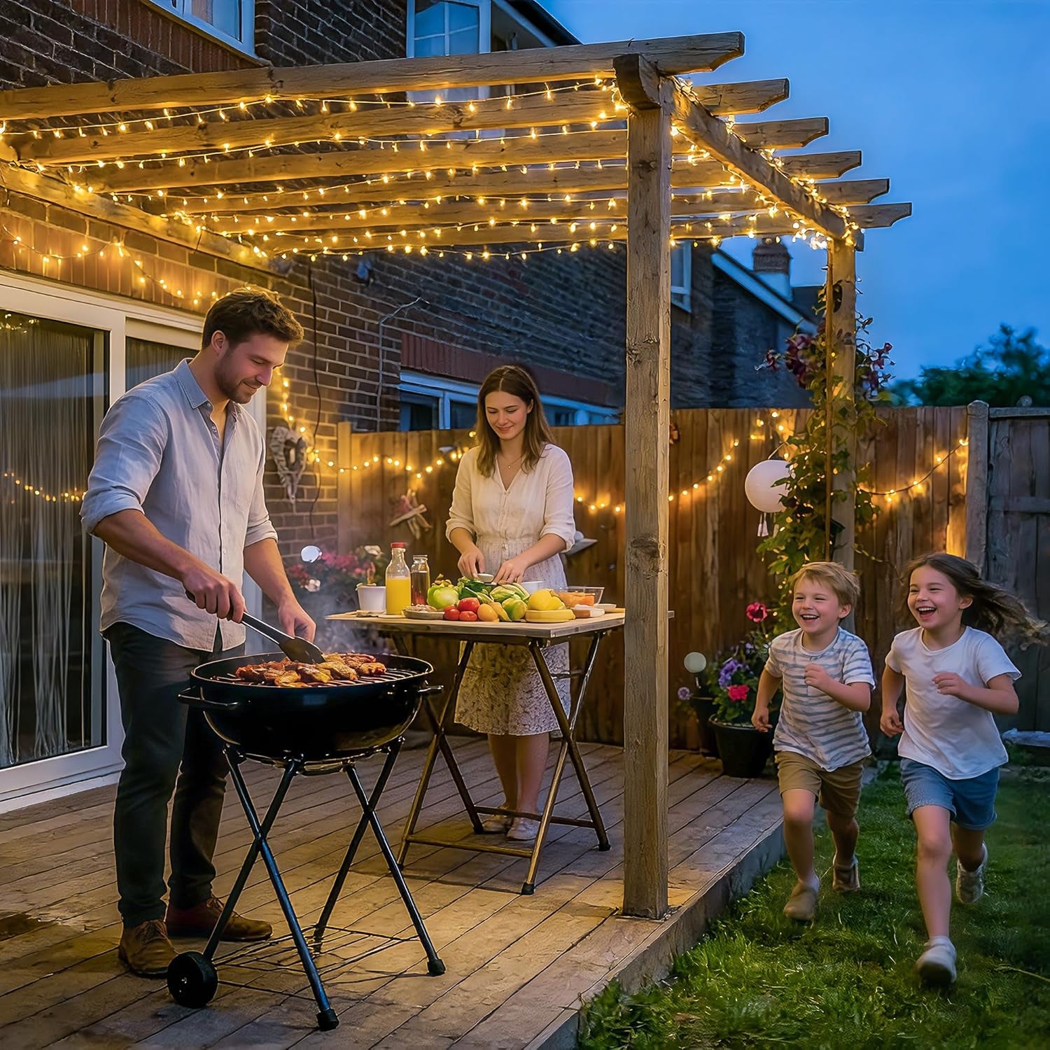 168FT 600 LED Christmas Lights Outdoor Waterproof Clear Wire Warm White Christmas Tree Lights Plug in String Fairy Lights for outside Indoor for Bedroom Wedding Party Holiday Xmas Decorations